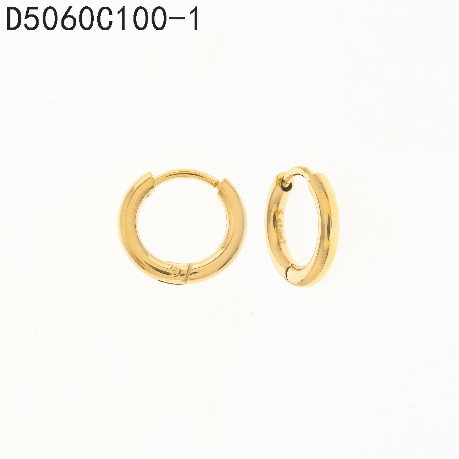 Aretes Mini Hoop Bold