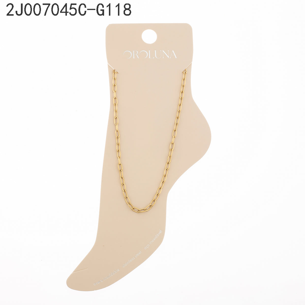 Tobillera  Dorado Cadena