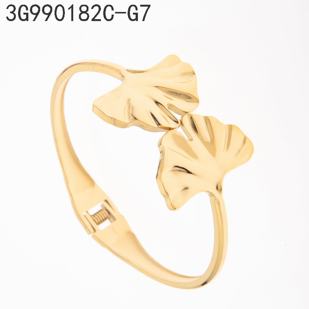 Brazalete  Dorado Hoja