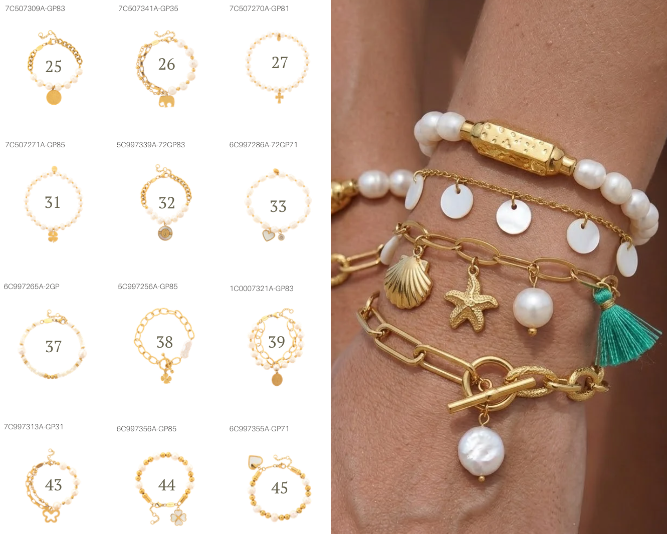 Pulseras Ocean Pearl Collection