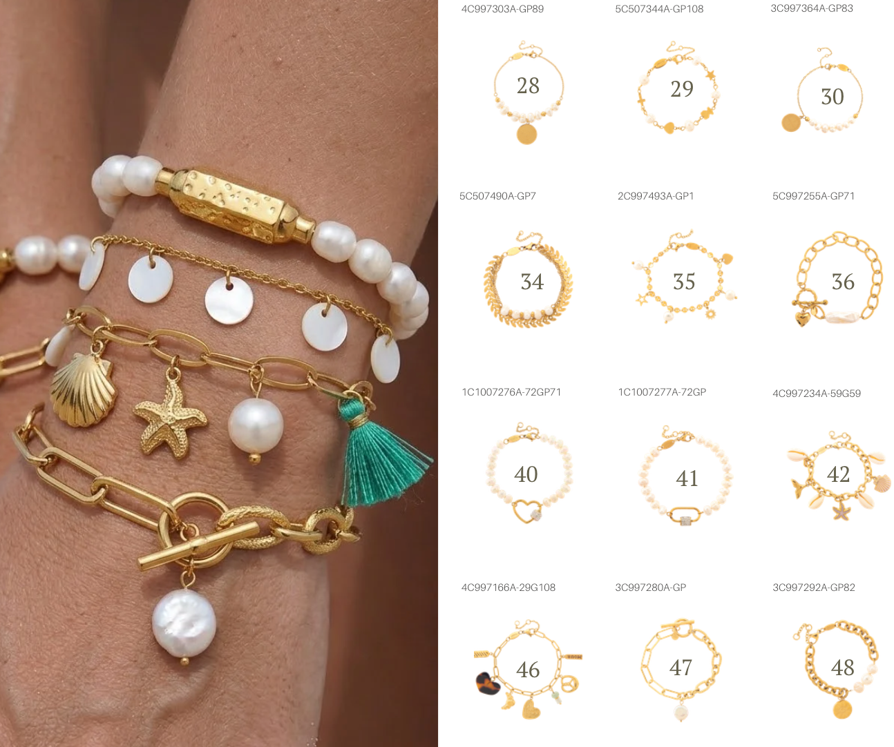 Pulseras Coastal Charm Collection