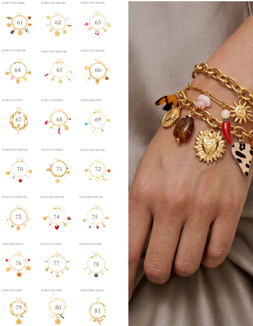 Pulseras Lucky Charm Collection