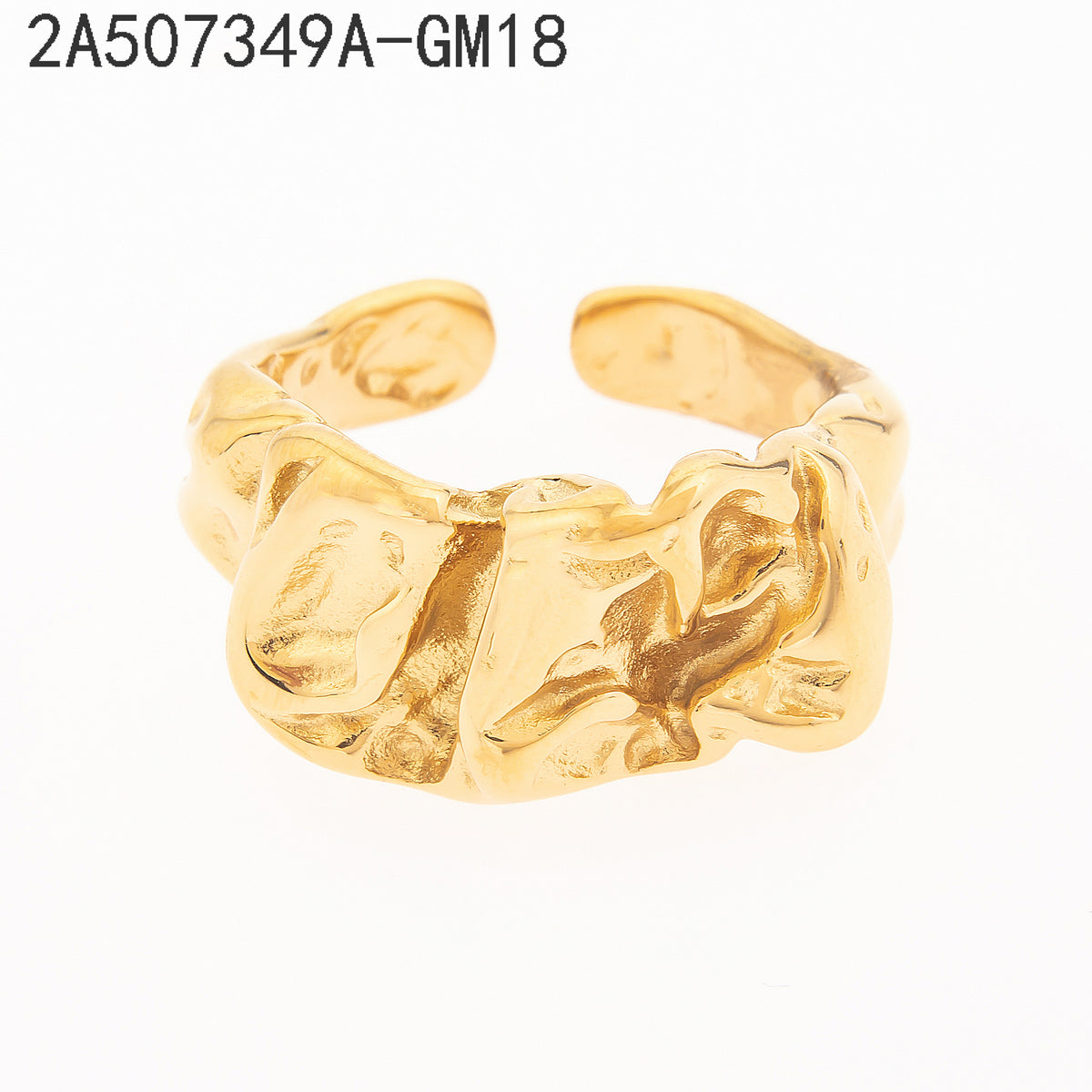 Anillo  Dorado  18 Milimetros