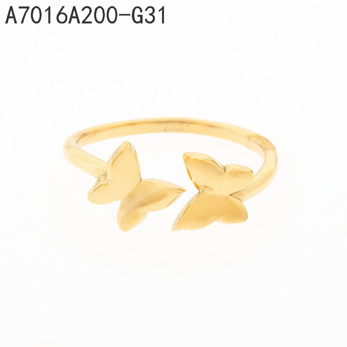 Anillo  Dorado Mariposa