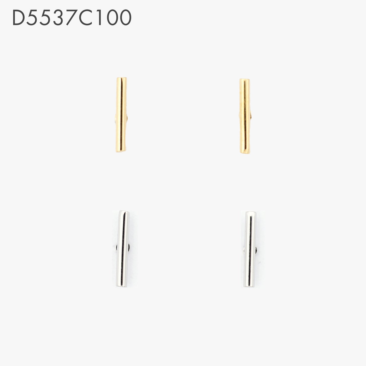 Pendientes con hebilla Oro Grueso 14K