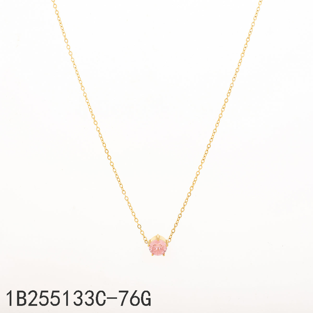 Collar Rosa Dorado