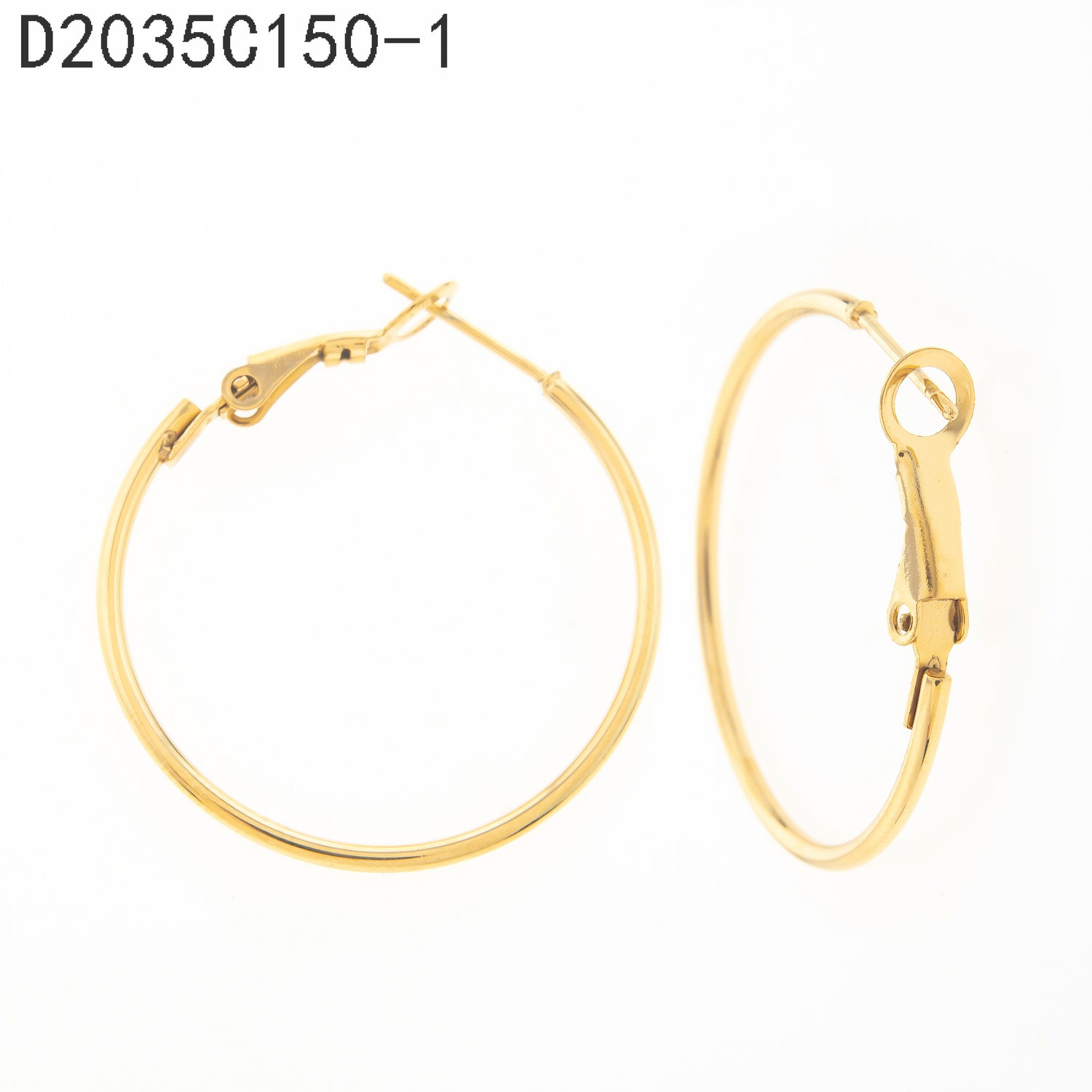 Pendientes de aro Oro Grueso 14K