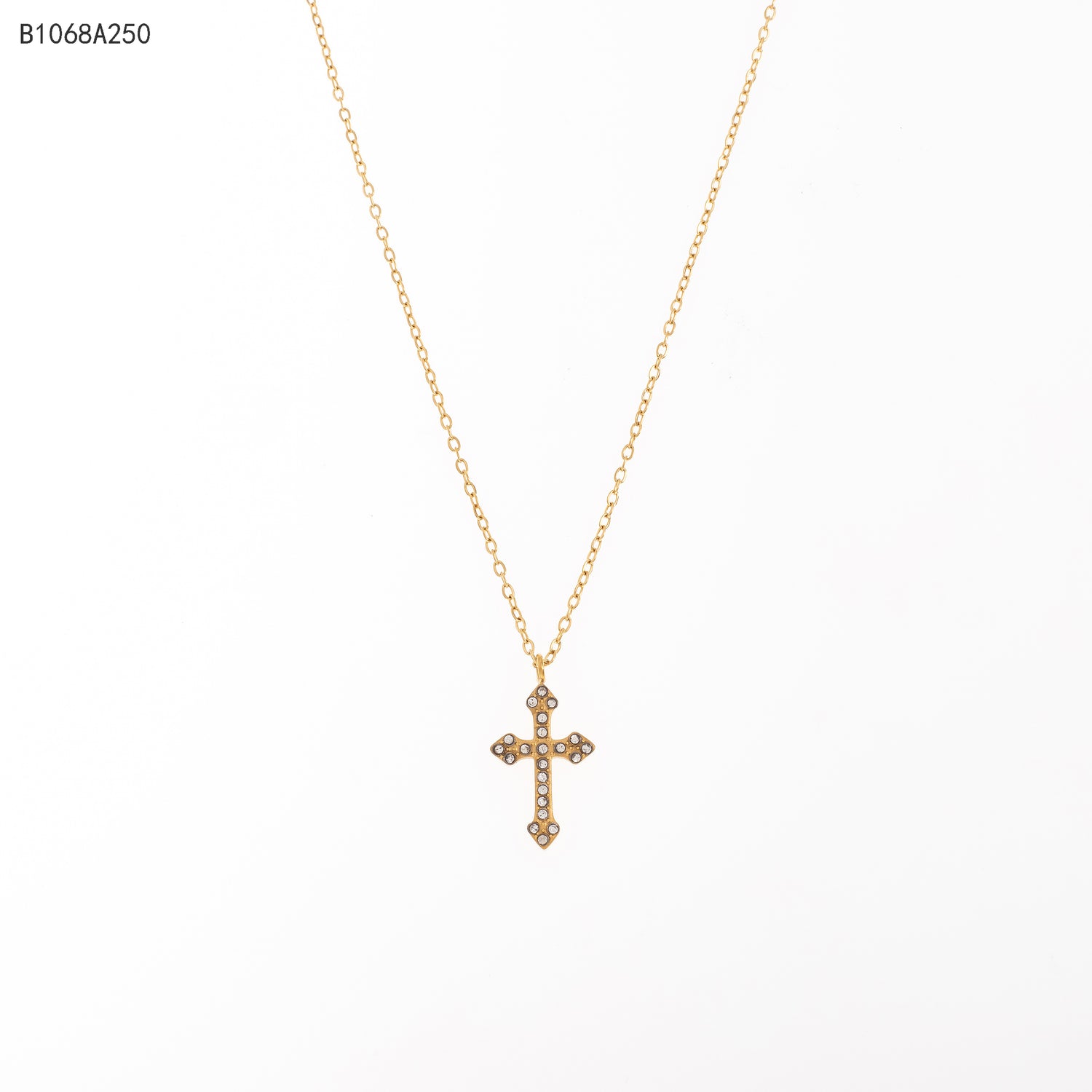 Collar Vintage Cross Shine