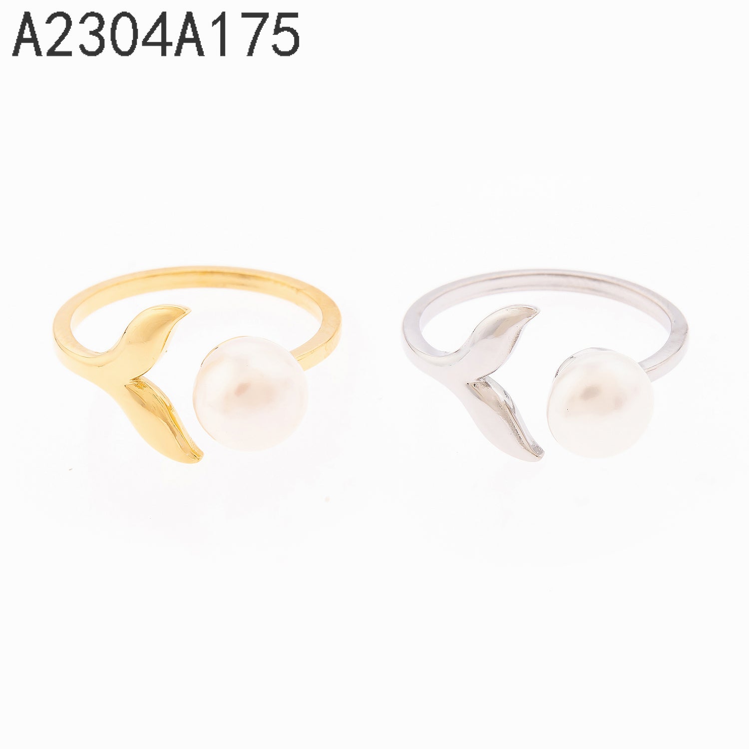 Anillo de perlas Oro Grueso 14K
