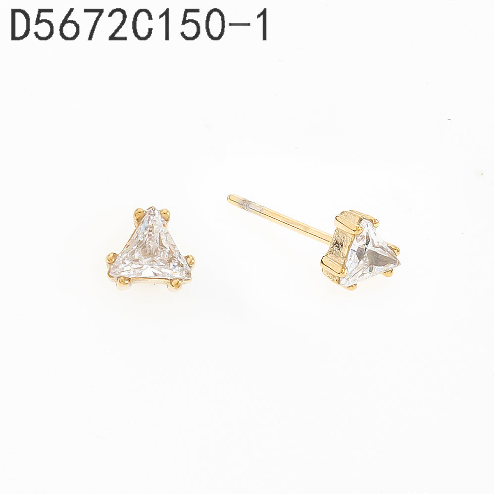 pendientes de hebilla de circón