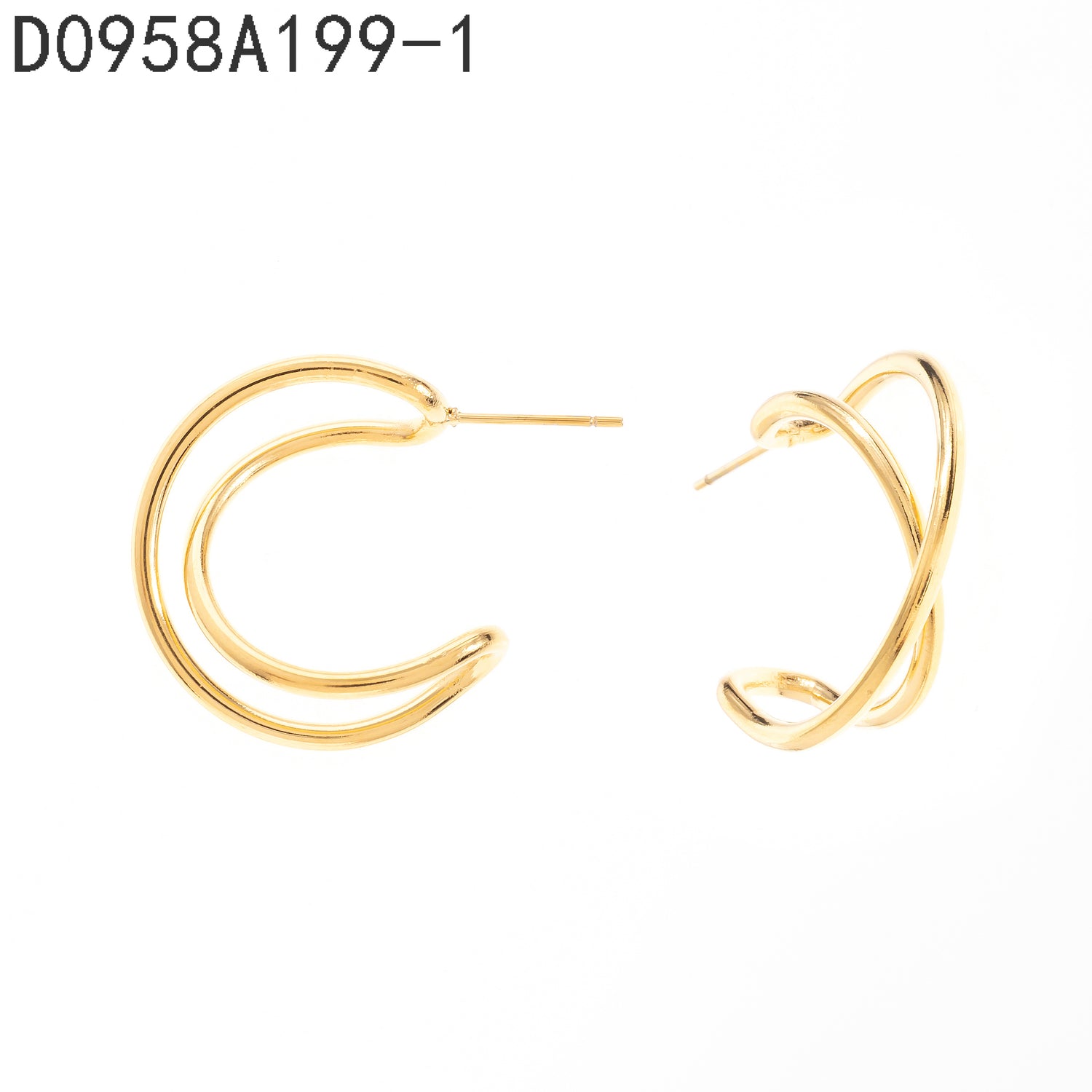 Pendientes de aro Oro Grueso 14K