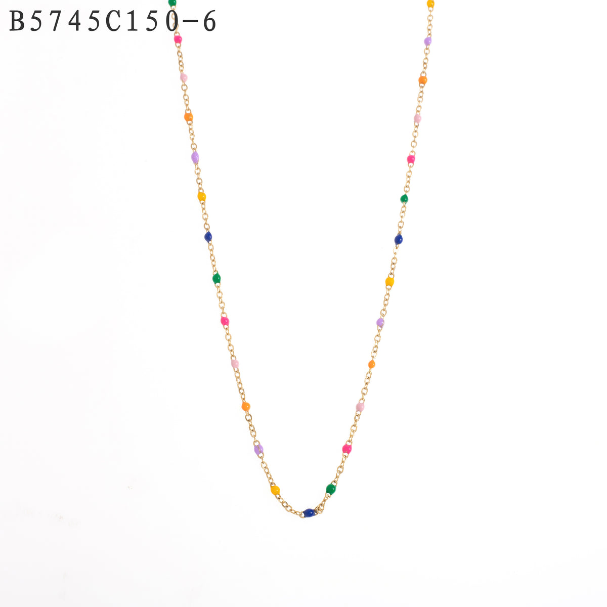 Collar Piedra color mixto