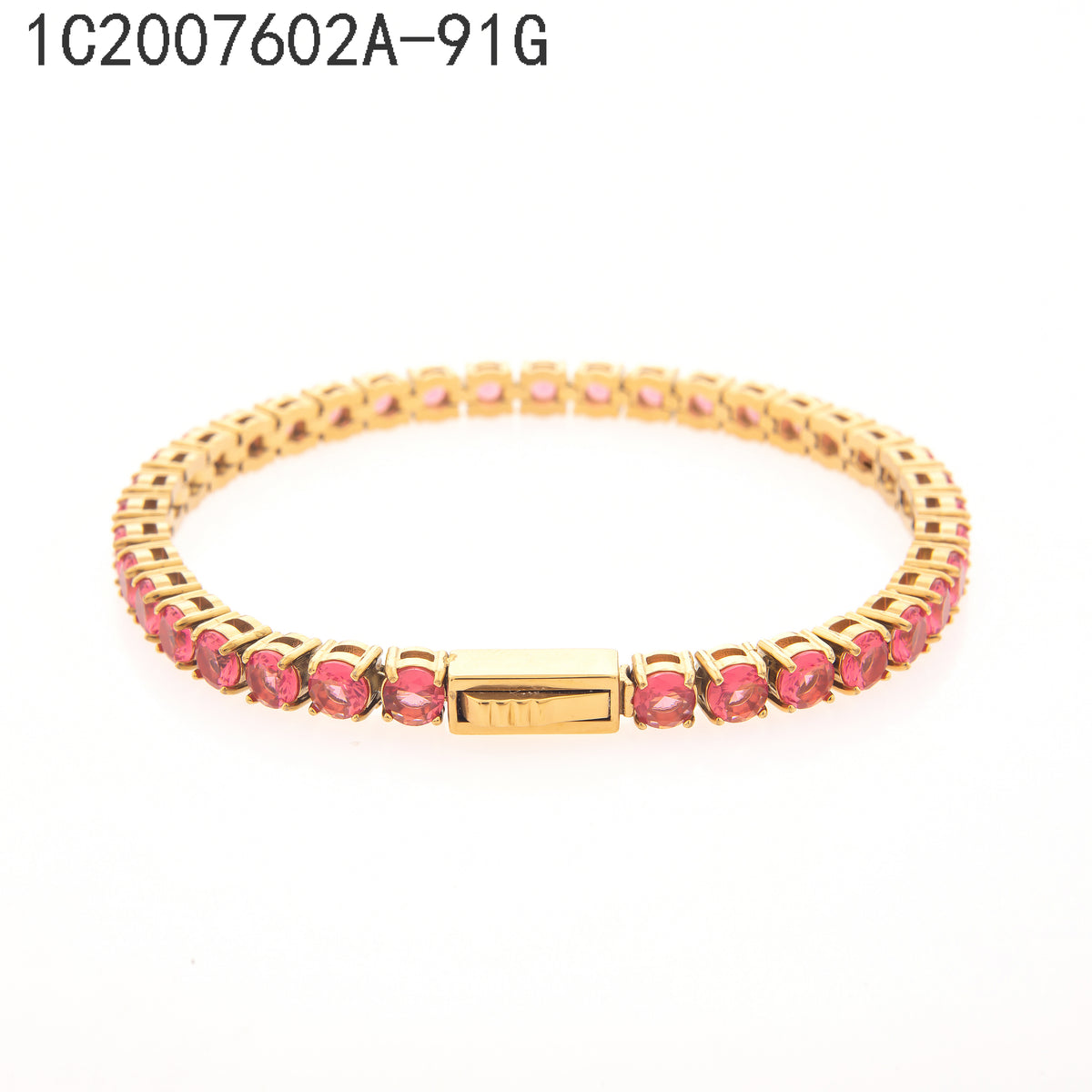 Pulsera Rubí Dorado