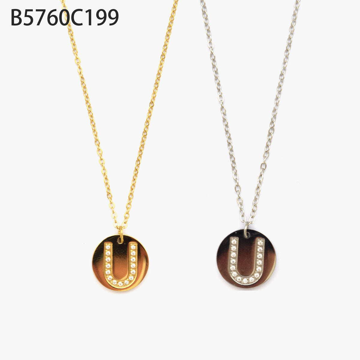 Collar Dorado Letra