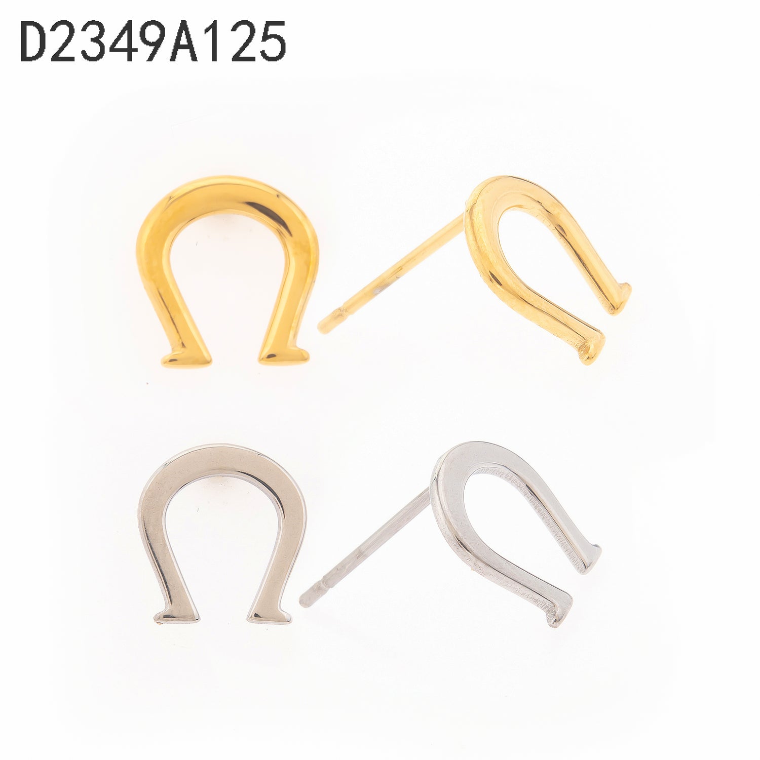 Pendientes con hebilla Oro Grueso 14K