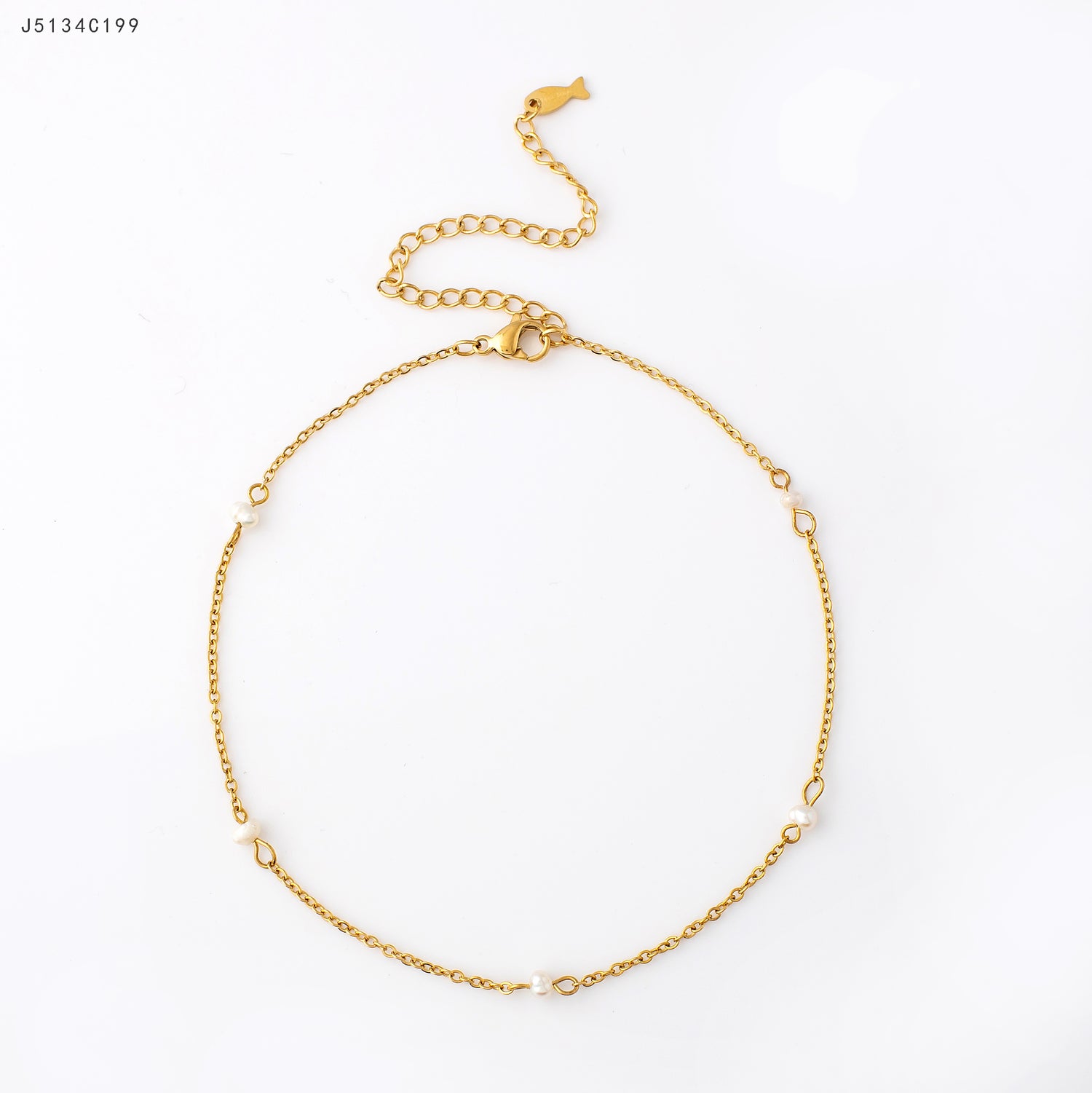 Tobillera Oro Grueso 14K