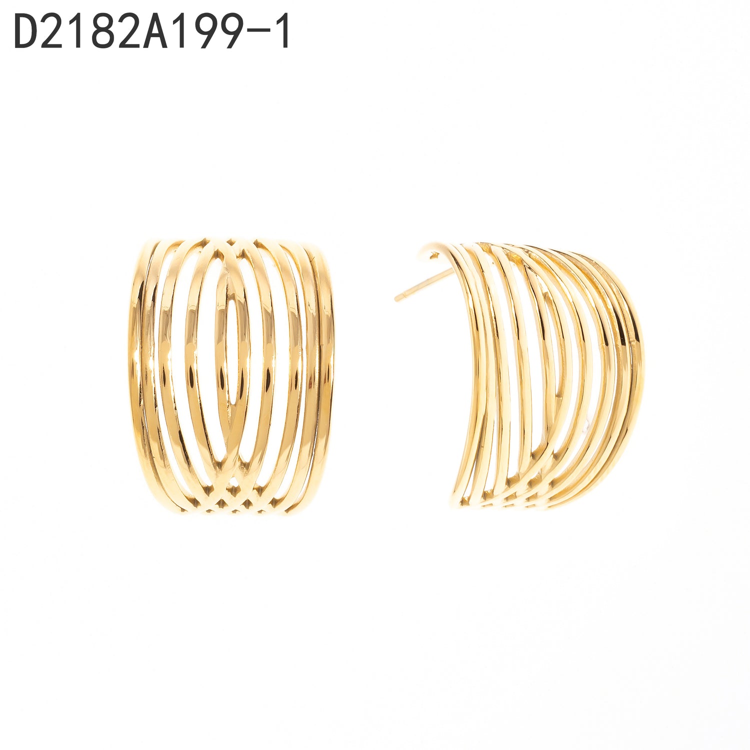 Pendientes Oro Grueso 14K
