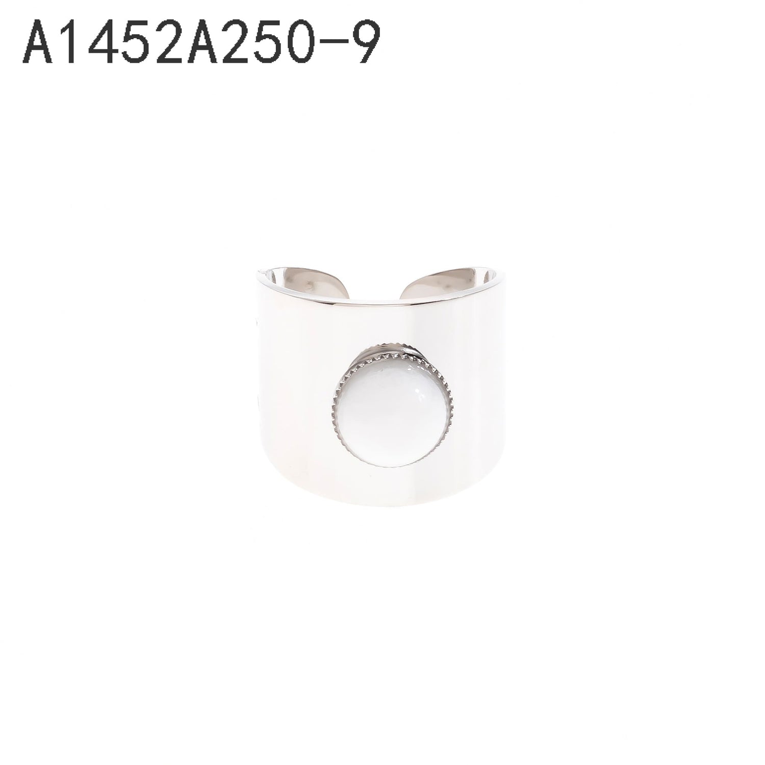 Anillo Round Stone Statement