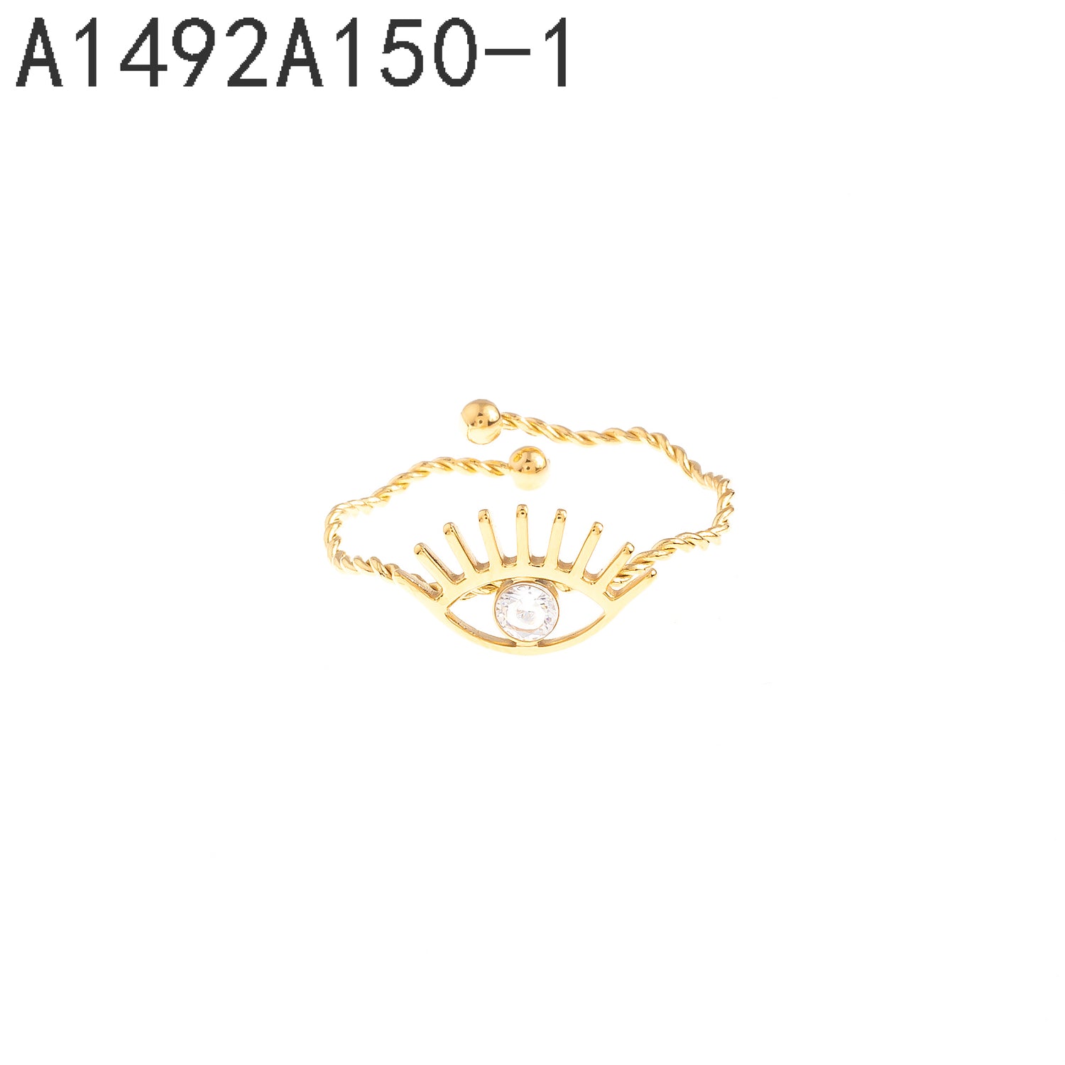 Anillo de circón (plata)