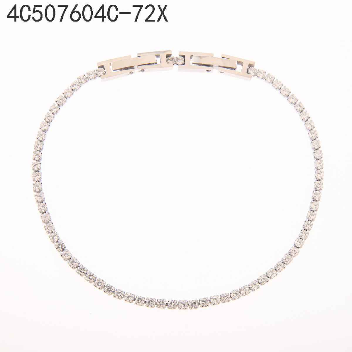 Pulsera Zirconia blanca Mixto (dorado + plateado)