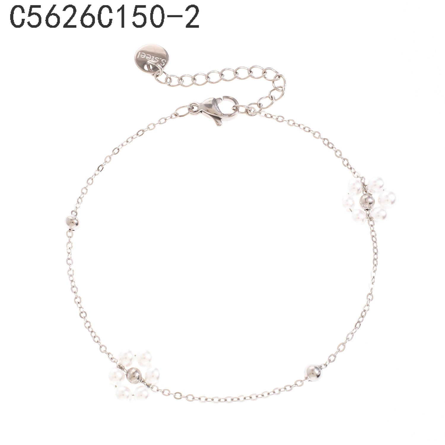 Pulsera de perlas Oro Grueso 14K