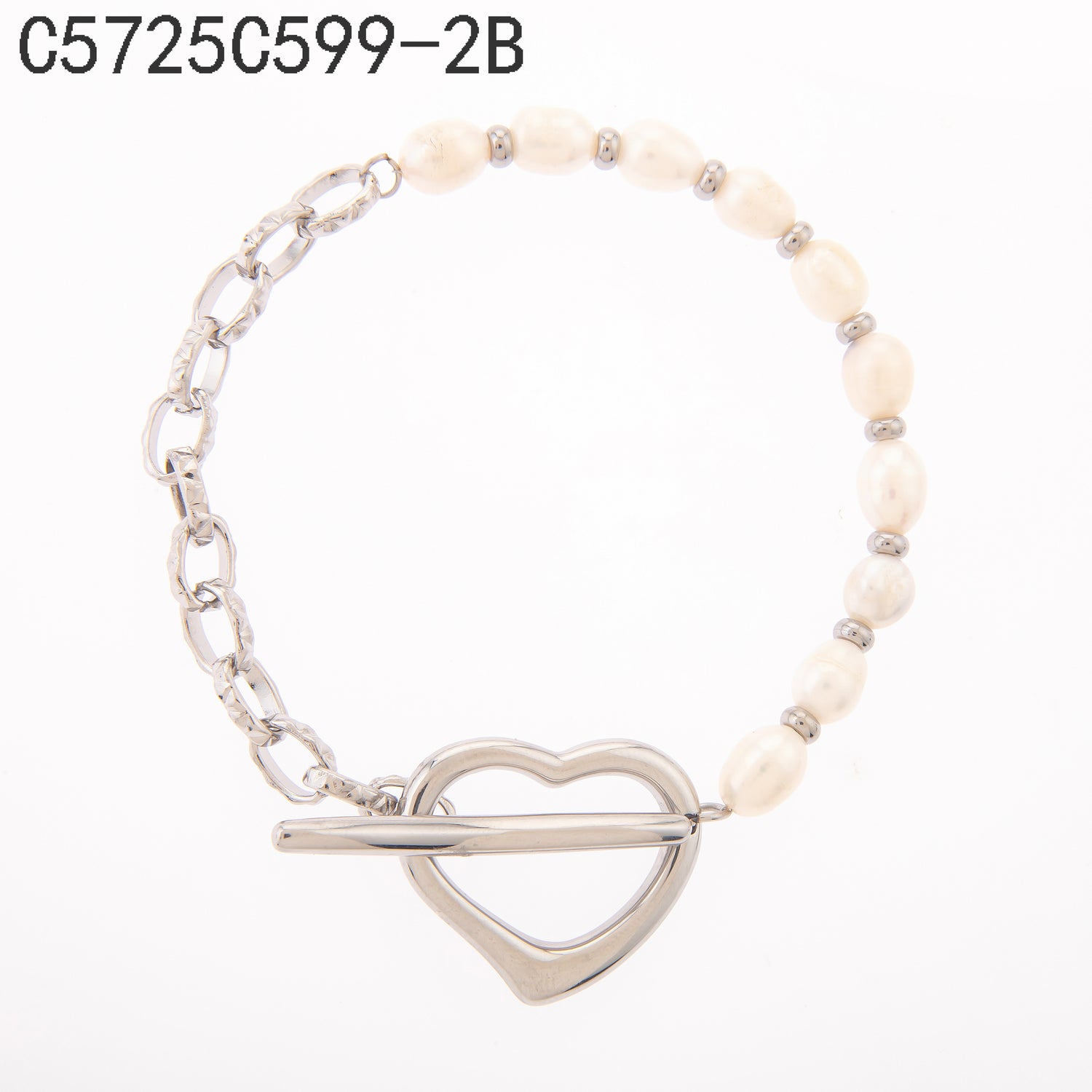 Pulsera de perlas Oro Grueso 14K
