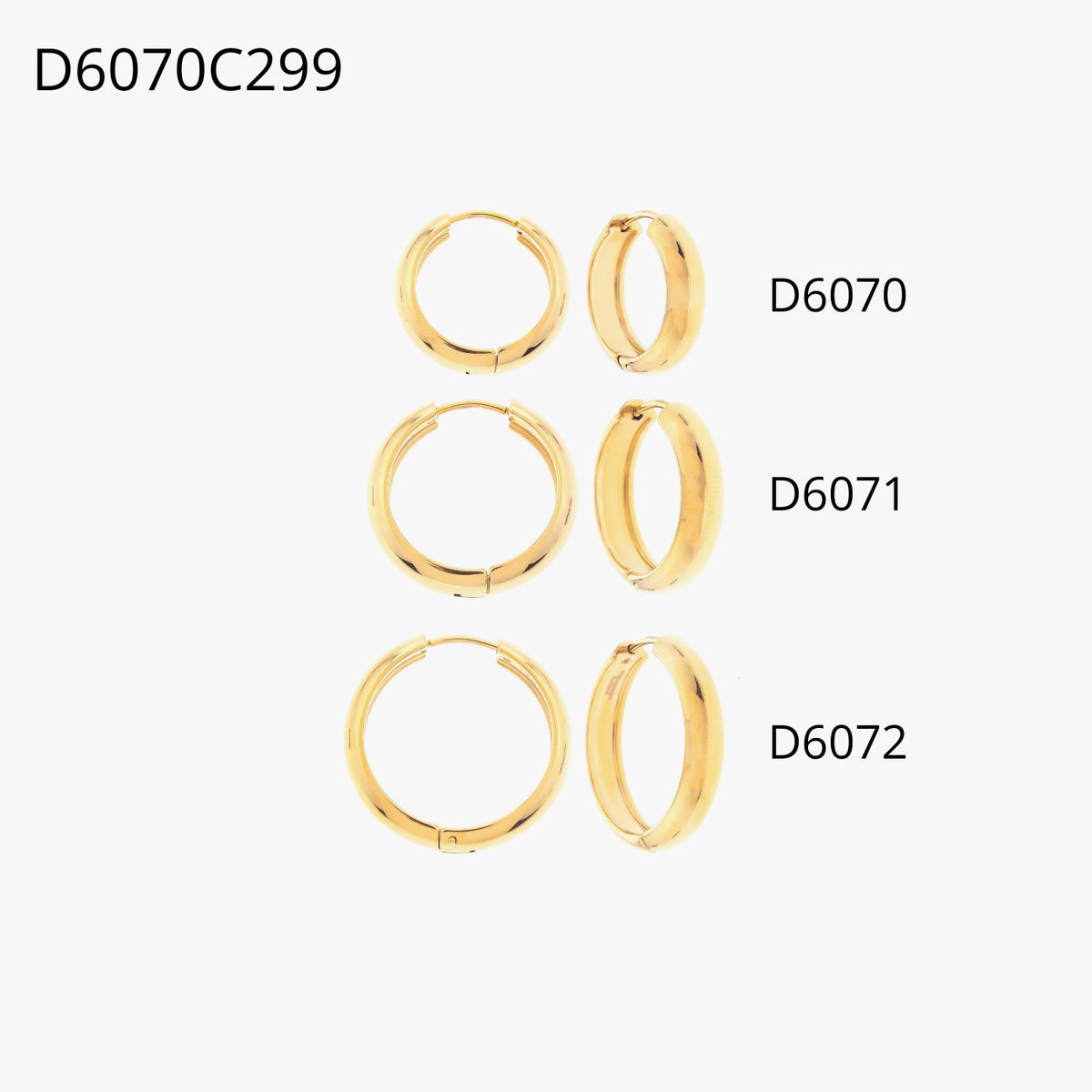 Pendientes Dorado