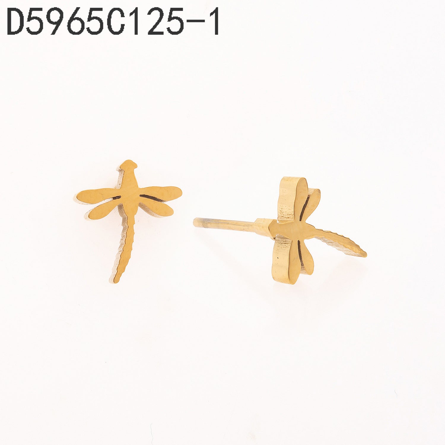 Pendientes con hebilla Oro Grueso 14K