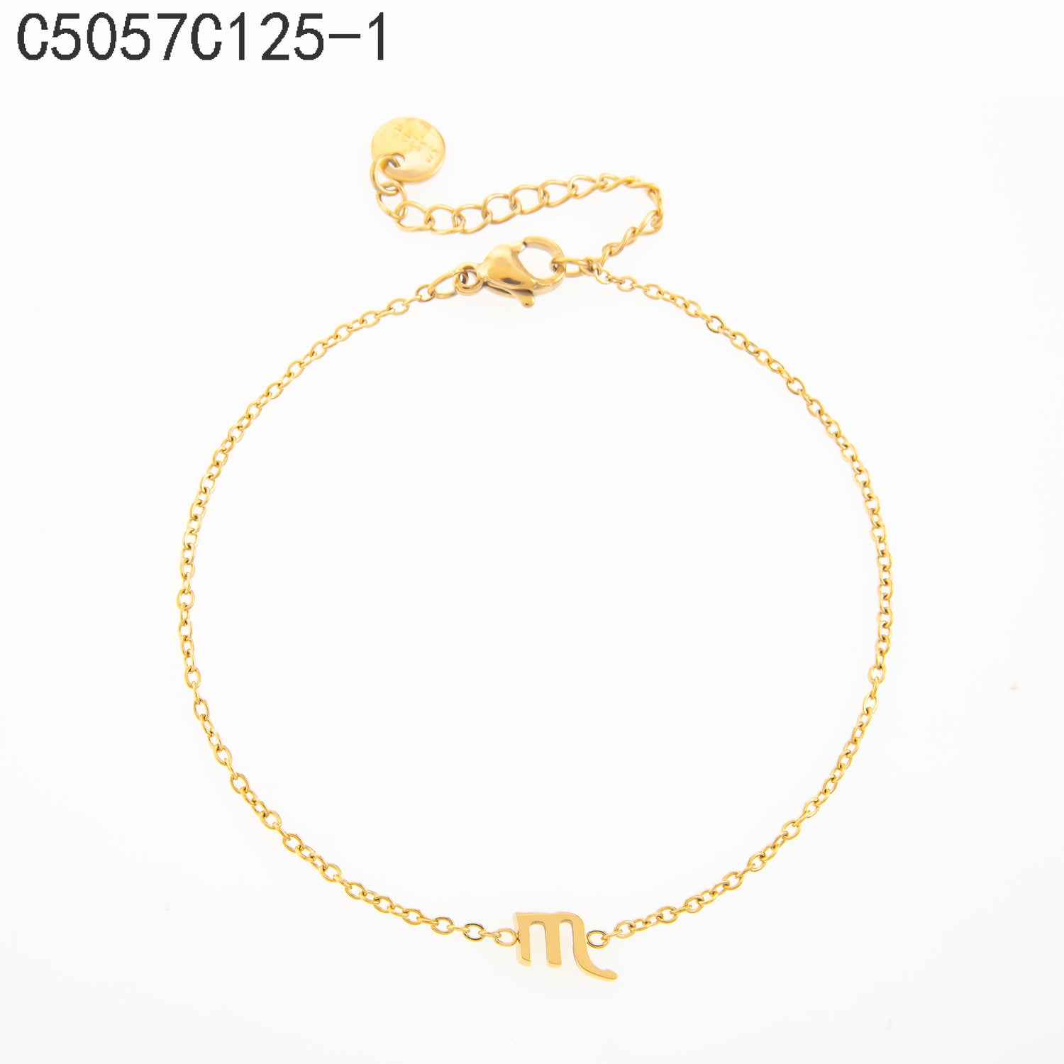 Pulsera Escorpio Oro Grueso 14K