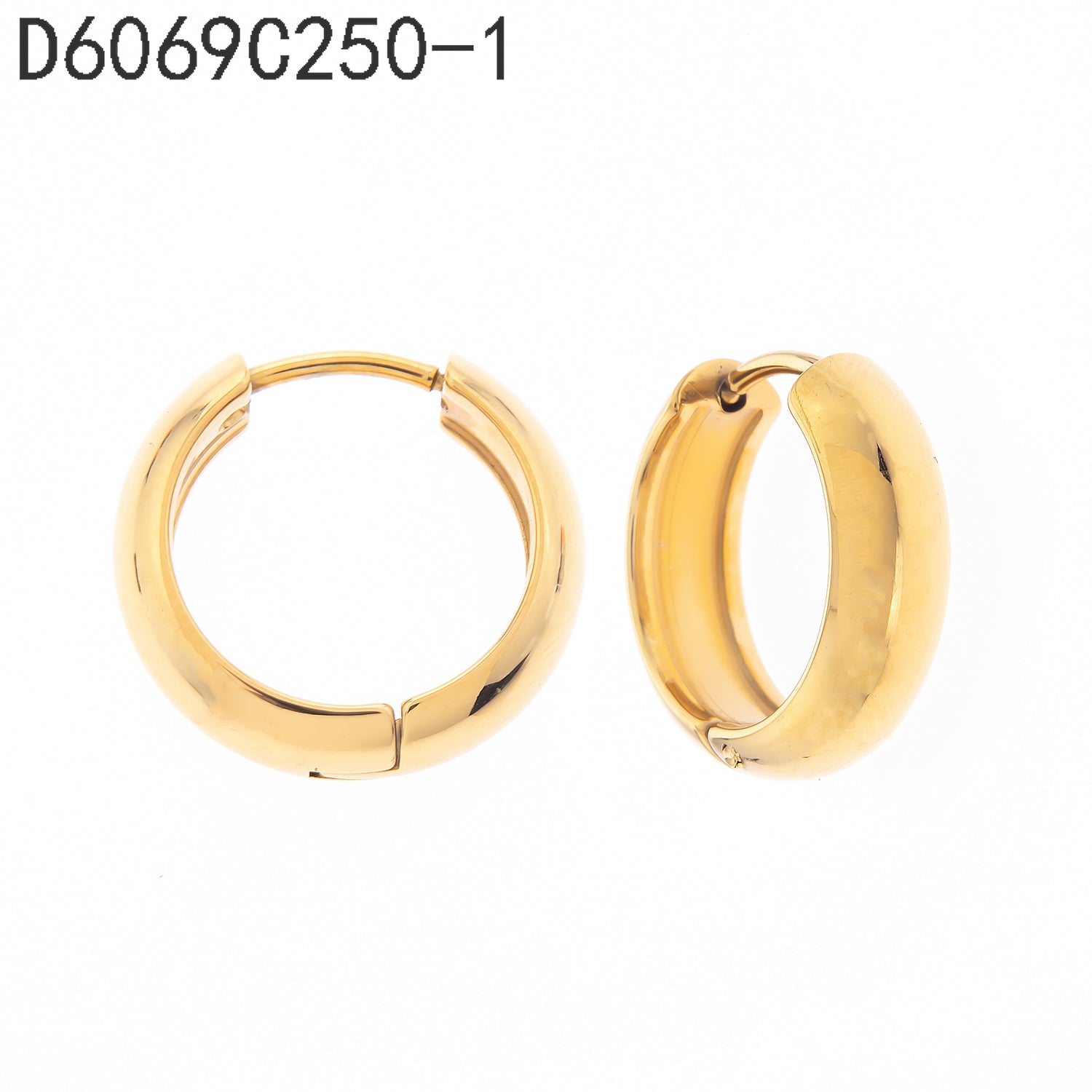 Pendientes de aro Oro Grueso 14K