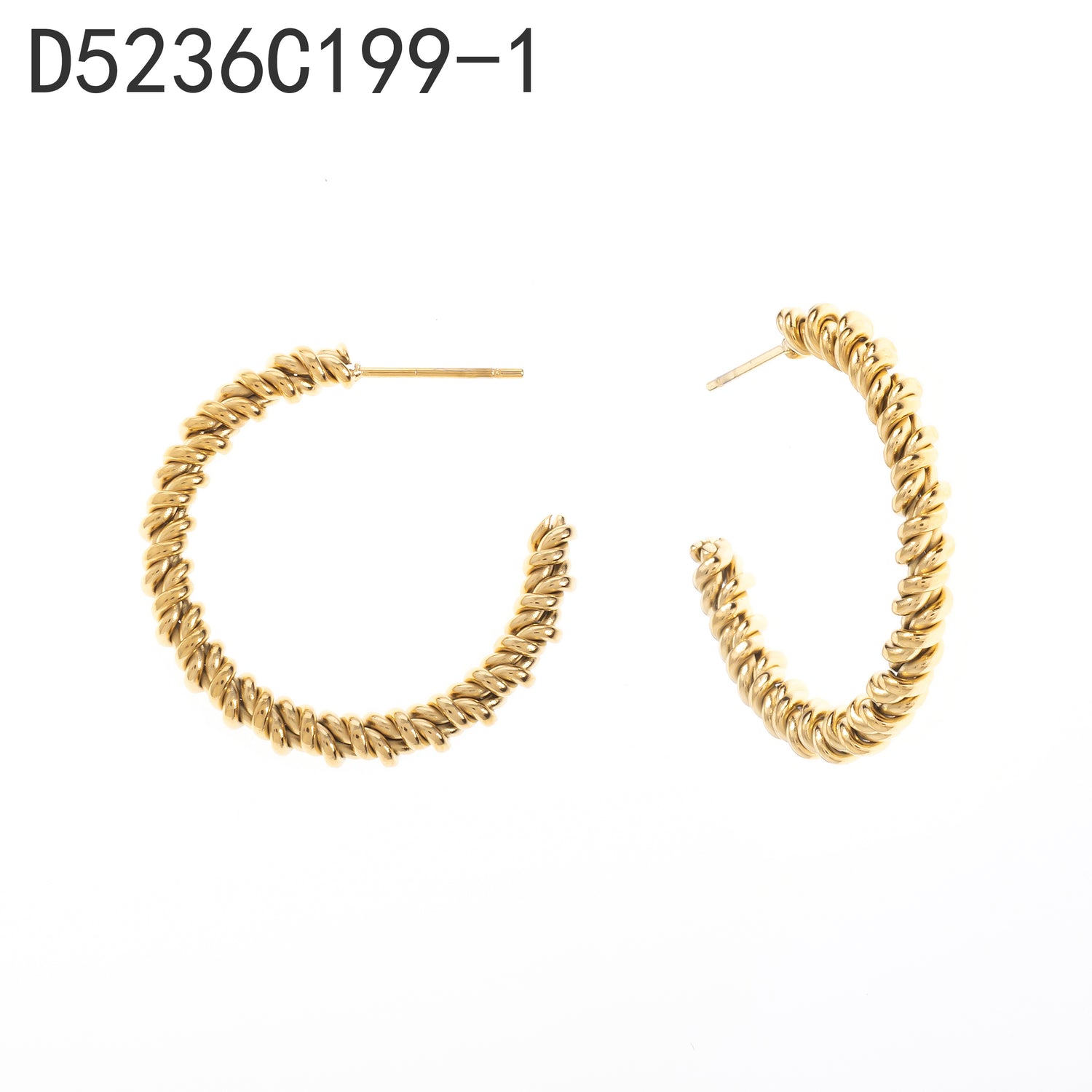 Pendientes de aro Oro Grueso 14K