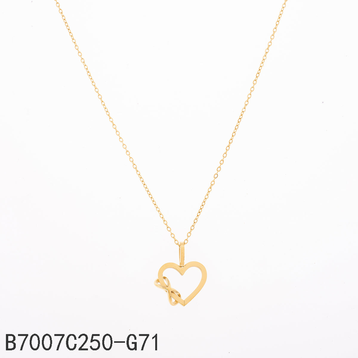 Collar  Dorado Corazón