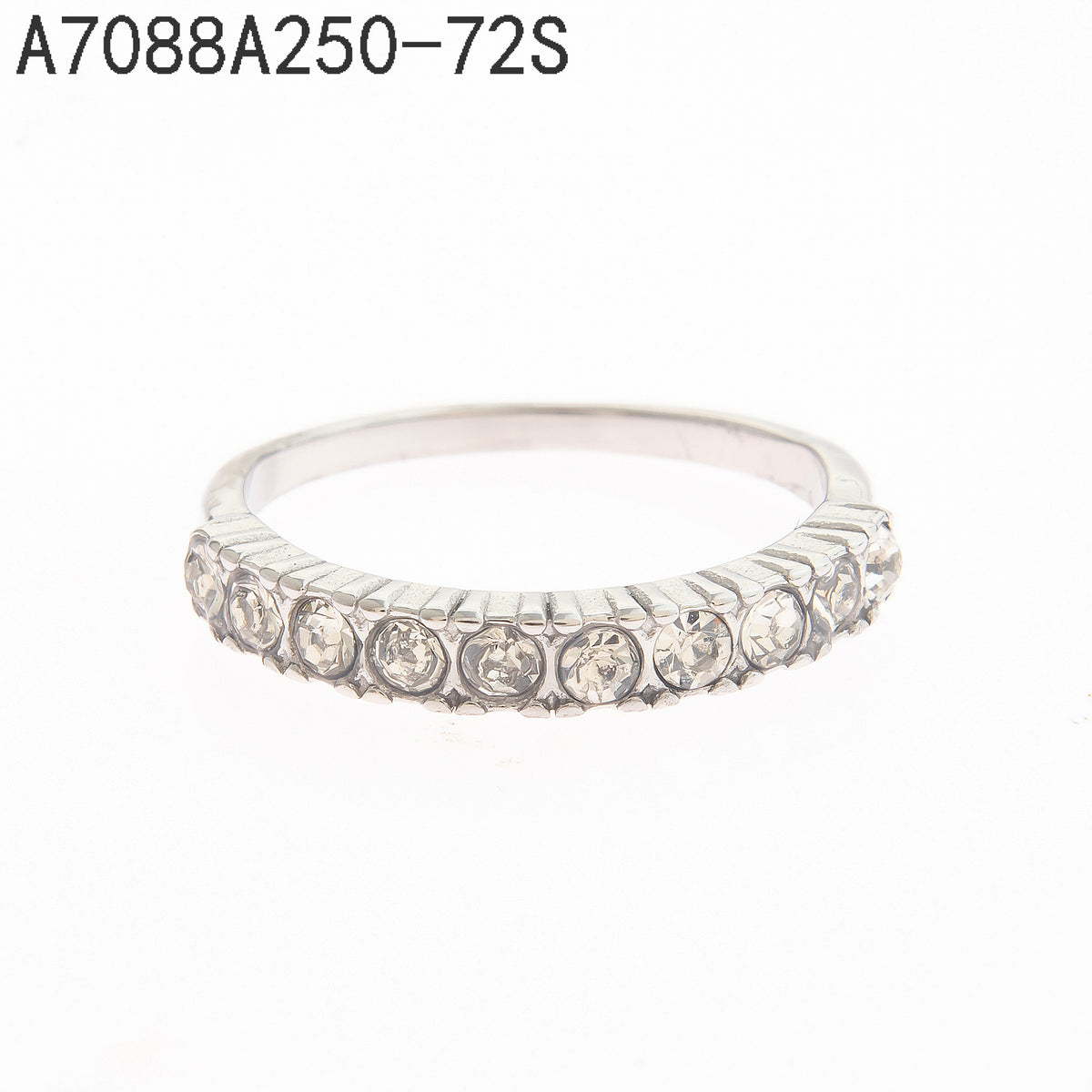 Anillo Zirconia blanca Dorado