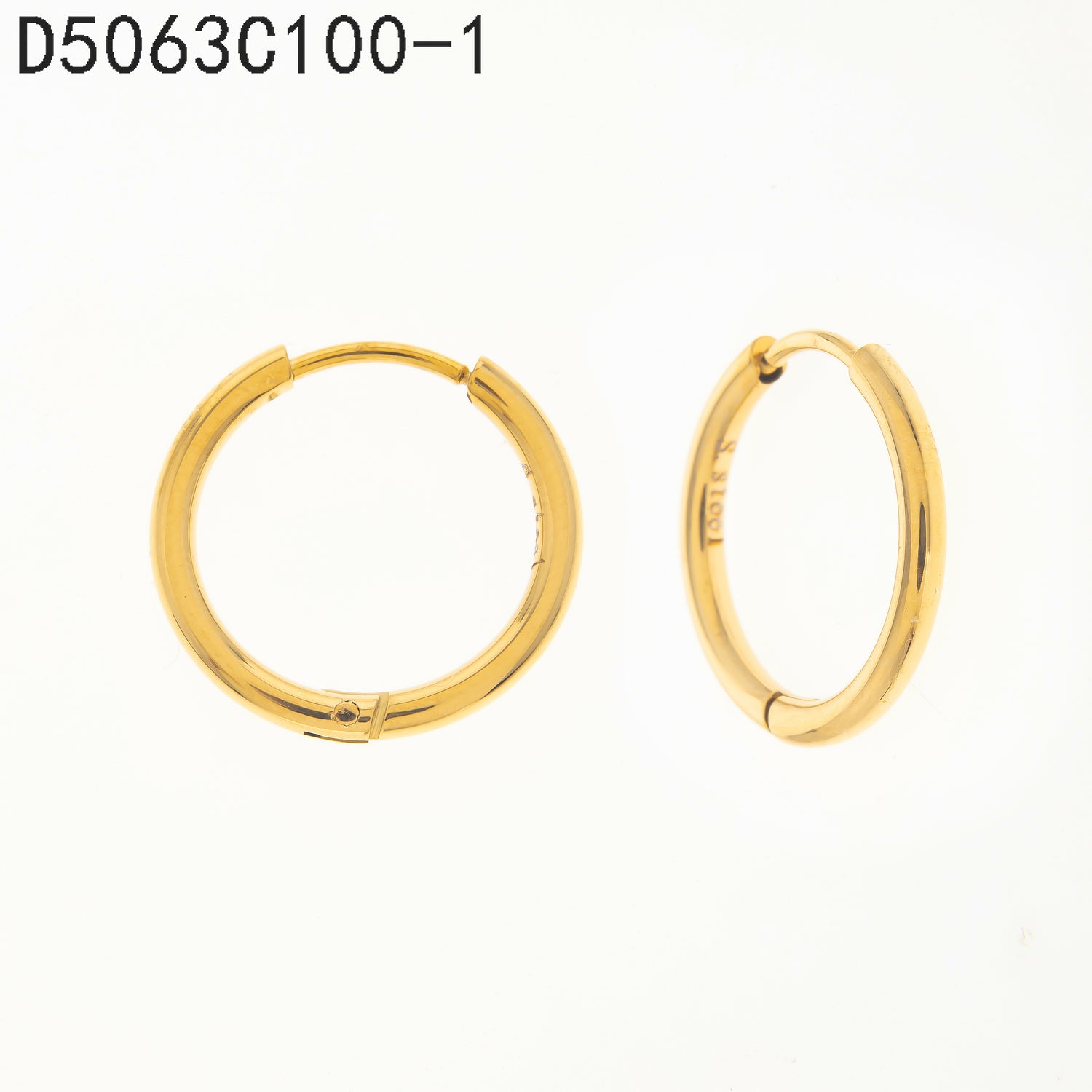 Pendientes de aro Oro Grueso 14K
