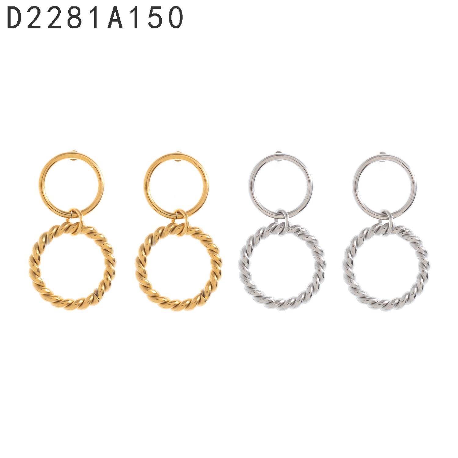 Pendientes Oro Grueso 14K