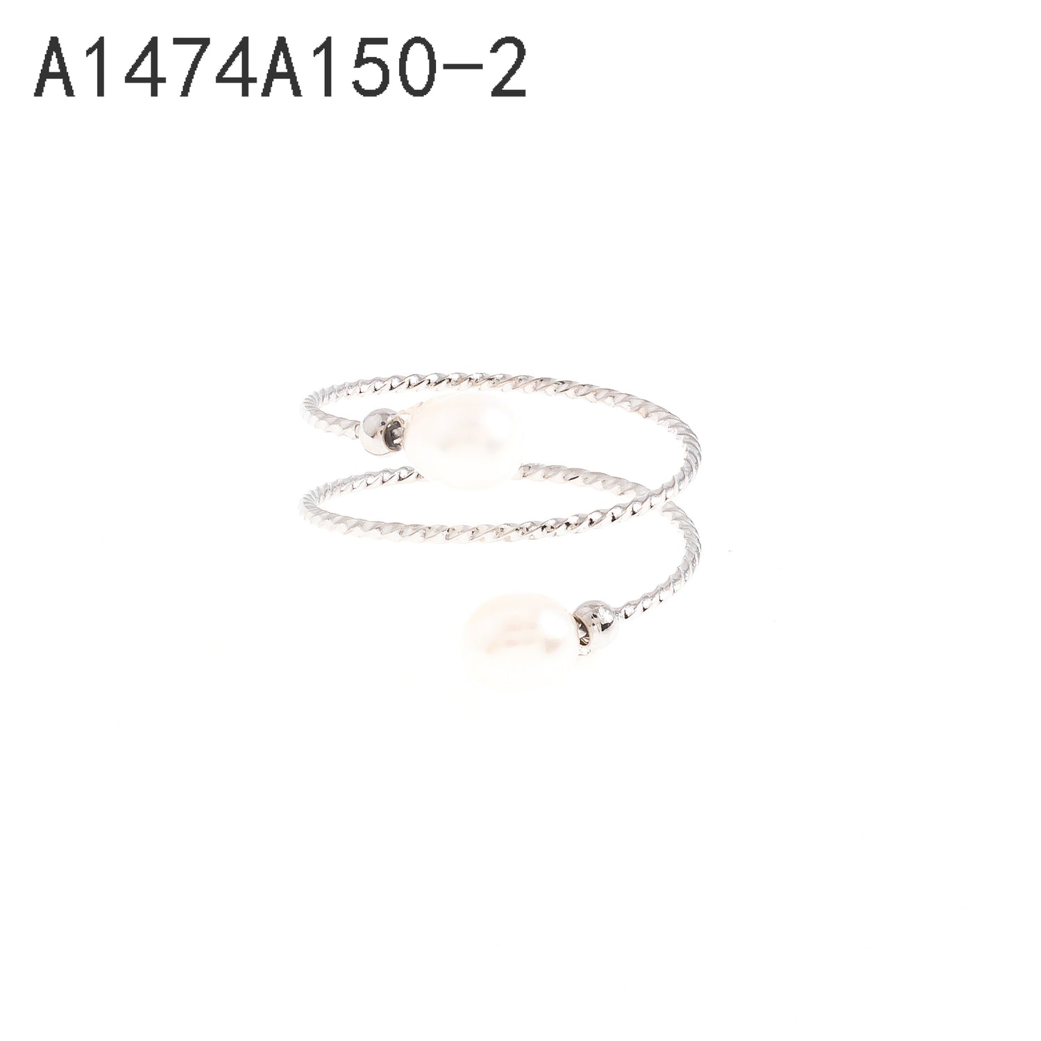 Anillo de perlas Oro Grueso 14K