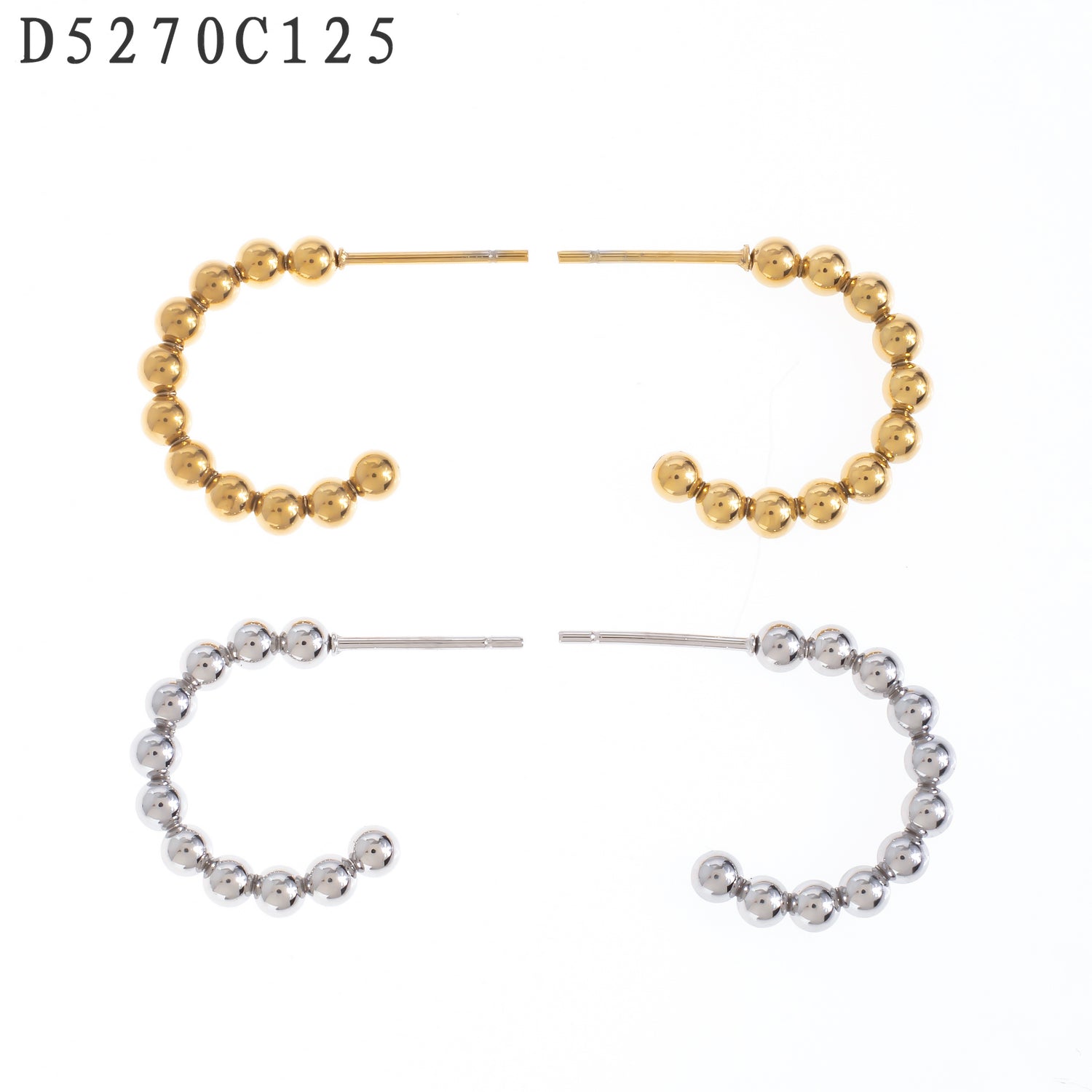 Pendientes Oro Grueso 14K