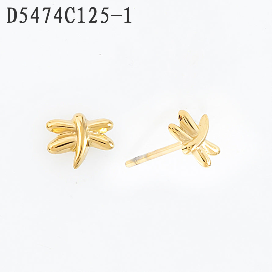 Pendientes con hebilla Oro Grueso 14K