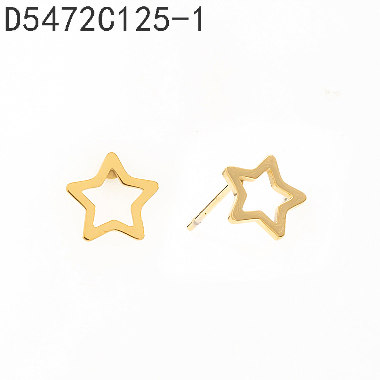 Pendientes con hebilla Oro Grueso 14K
