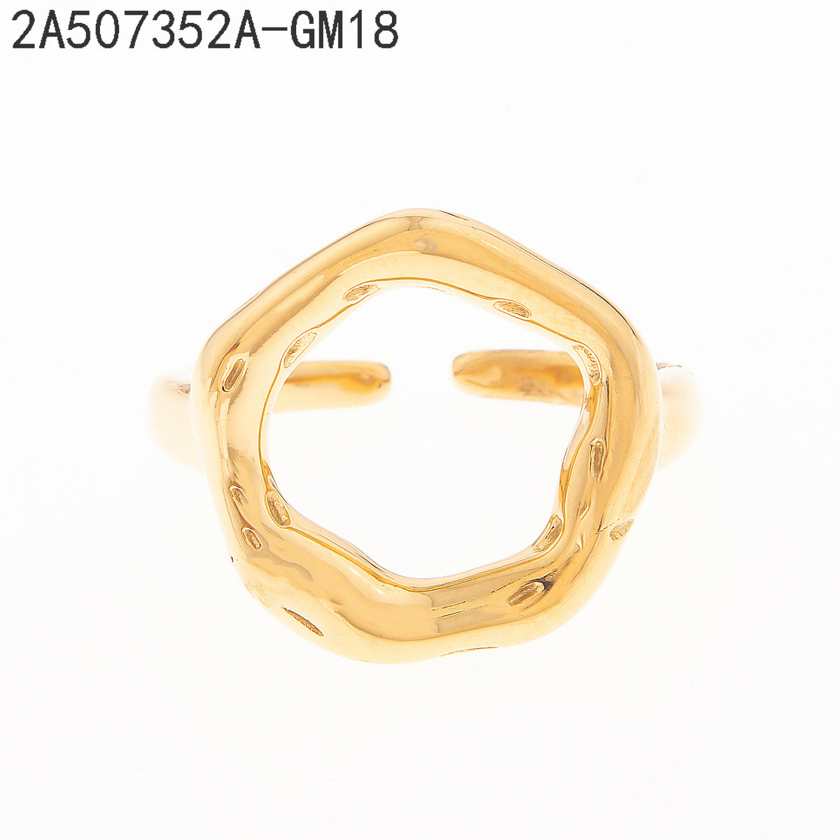Anillo  Dorado  18 Milimetros