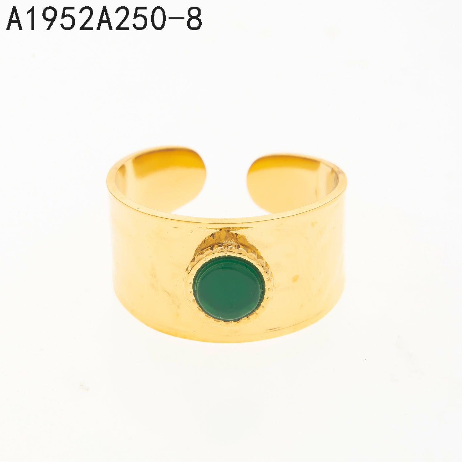 Anillo Wide Stone Cuff