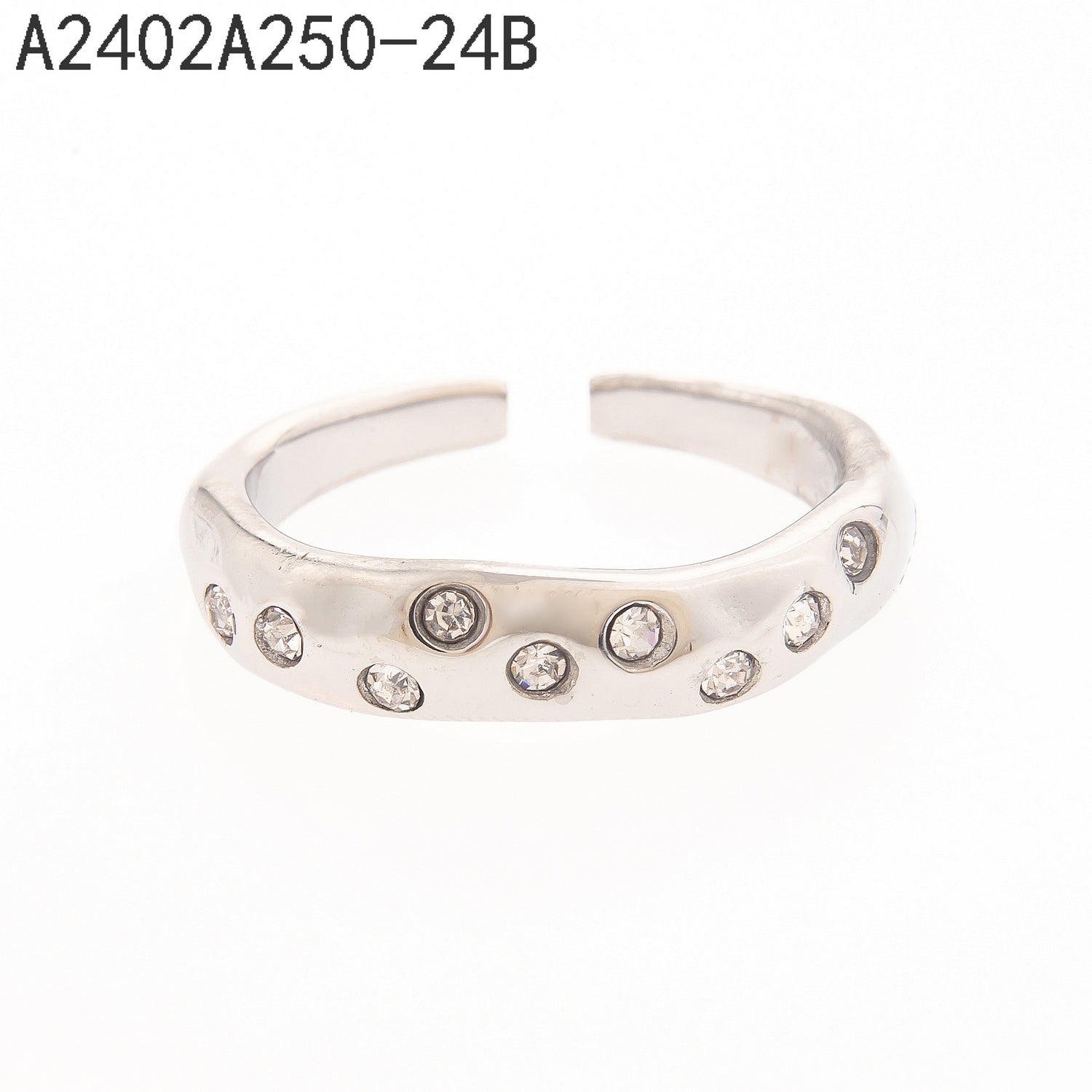 Anillo de circón (plata)