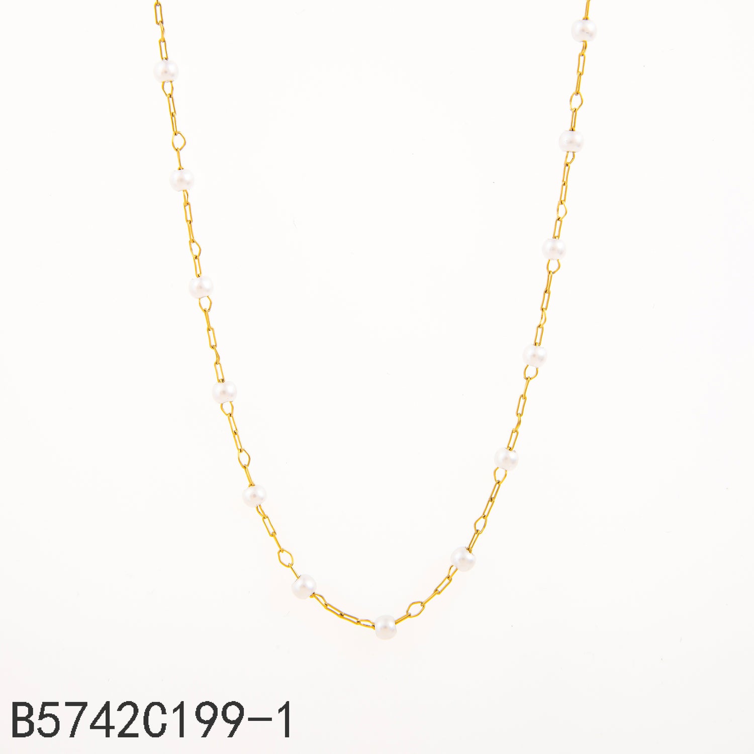 Collar de perlas Oro Grueso 14K