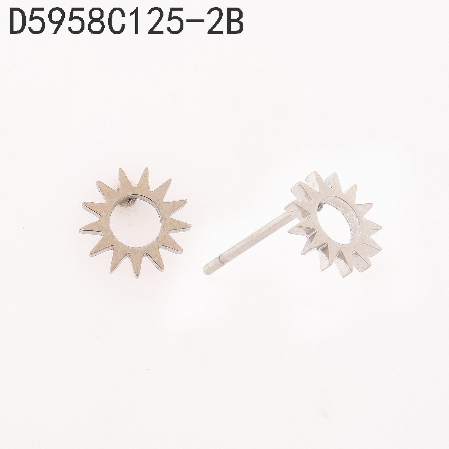 Pendientes con hebilla Oro Grueso 14K