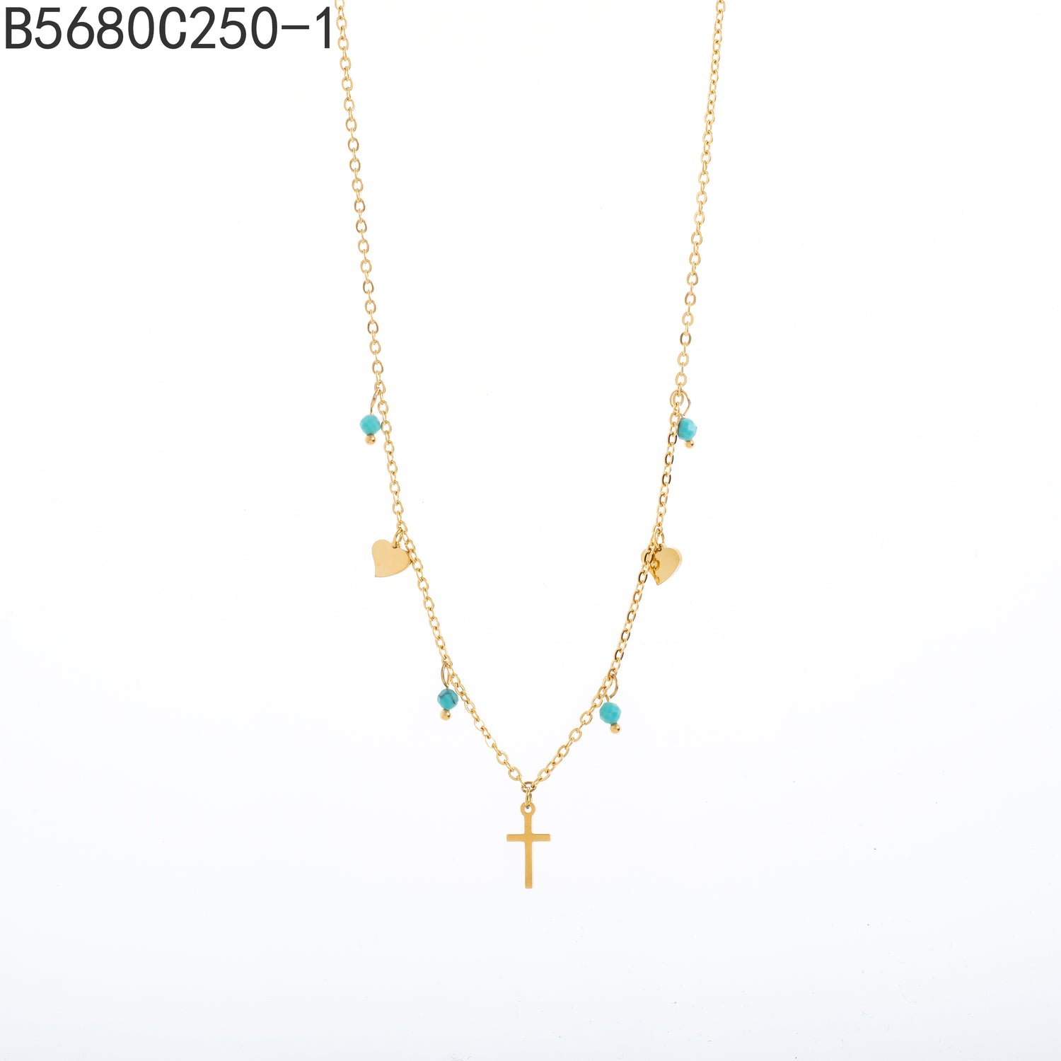 Collar de piedra Oro Grueso 14K