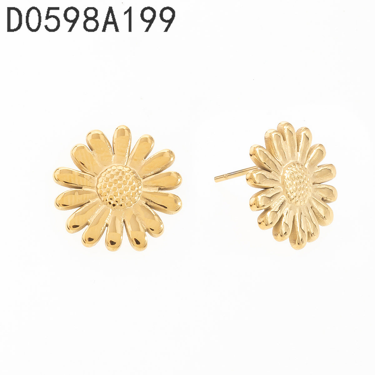 Broqueles  Dorado Flores y plantas