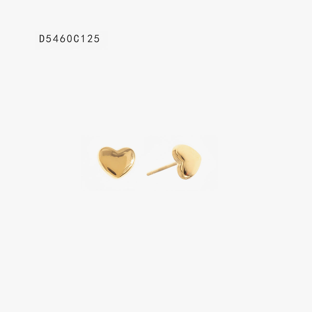 Pendientes  Dorado Corazón