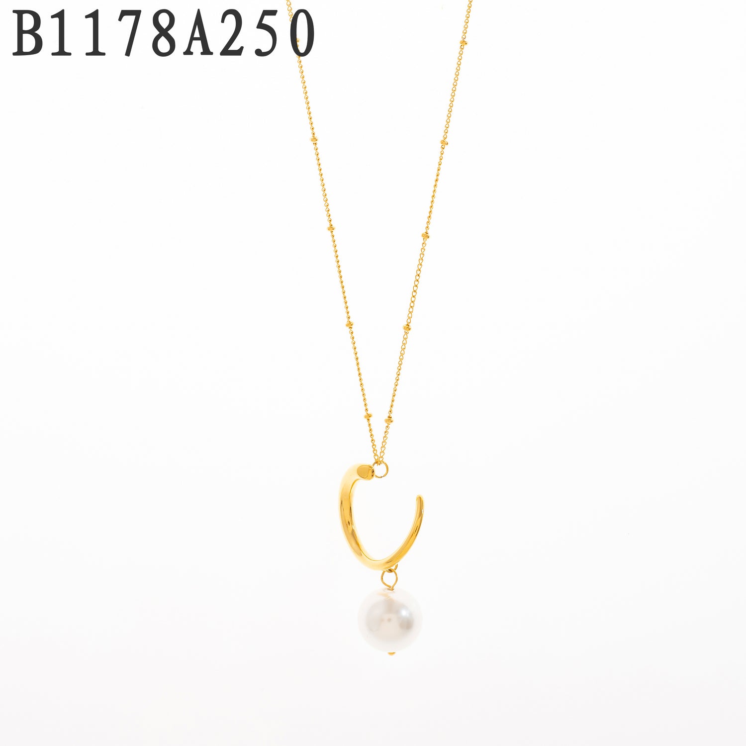 Collar Golden Pearl Curve