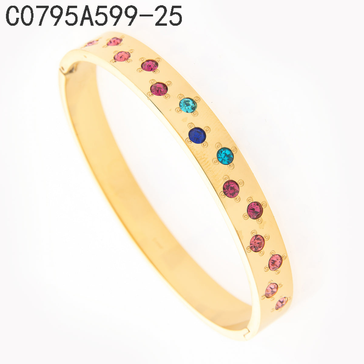 Pulsera Ojo de tigre rosa