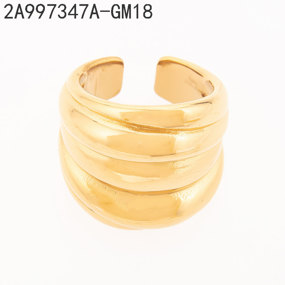 Anillo  Dorado  18 Milimetros